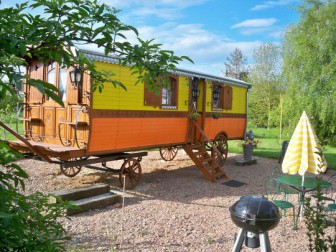 La roulotte de Pommette et Billy, Chambre d'hôtes dans le Calvados